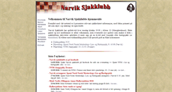 Desktop Screenshot of narviksjakklubb.org